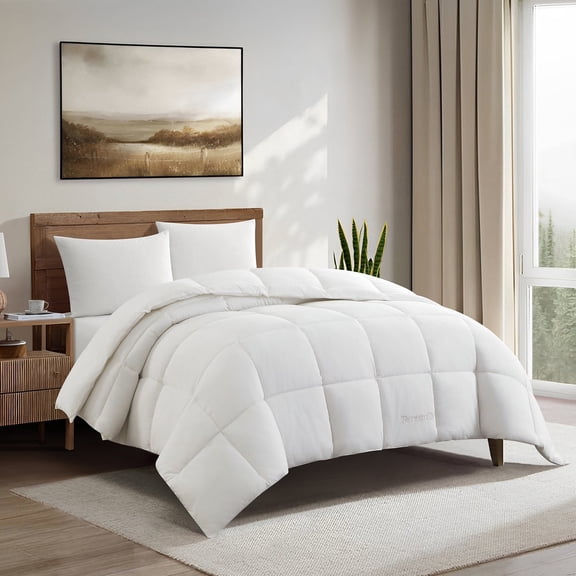 Thomasville 100% Cotton Sateen Premium Hotel Down Alternative Comforter, Assorted Sizes