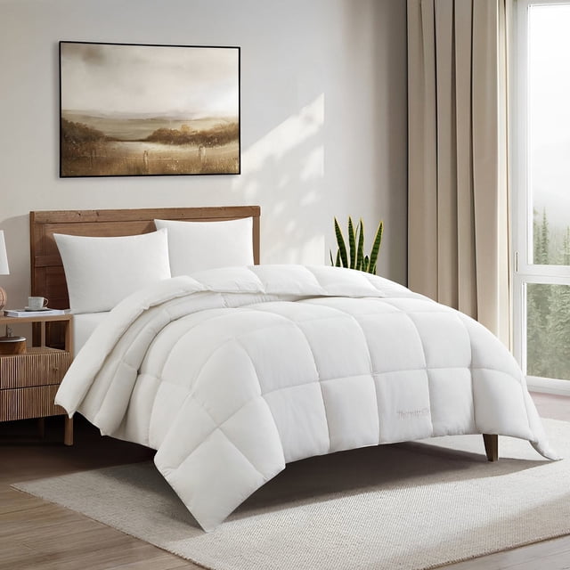 Thomasville 100% Cotton Sateen Premium Hotel Down Alternative Comforter, Assorted Sizes