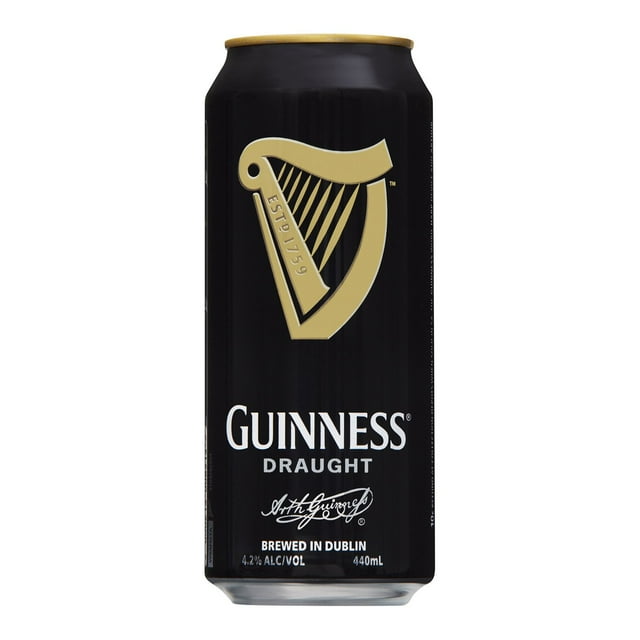 Guinness Draught Import Stout Ale Beer, 14.9 fl. oz. can, 4 pk.