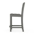 thumbnail image 4 of POLYWOOD Gulf Shores Farmhouse Trestle Counter Side Chair Set, 9pc, 4 of 9