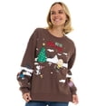 thumbnail image 2 of Women's Character Winter Scene Sweatshirt, 2 of 10