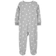 thumbnail image 2 of Carter's Baby & Toddler Girls Fleece Footie Pajama, 2 of 4