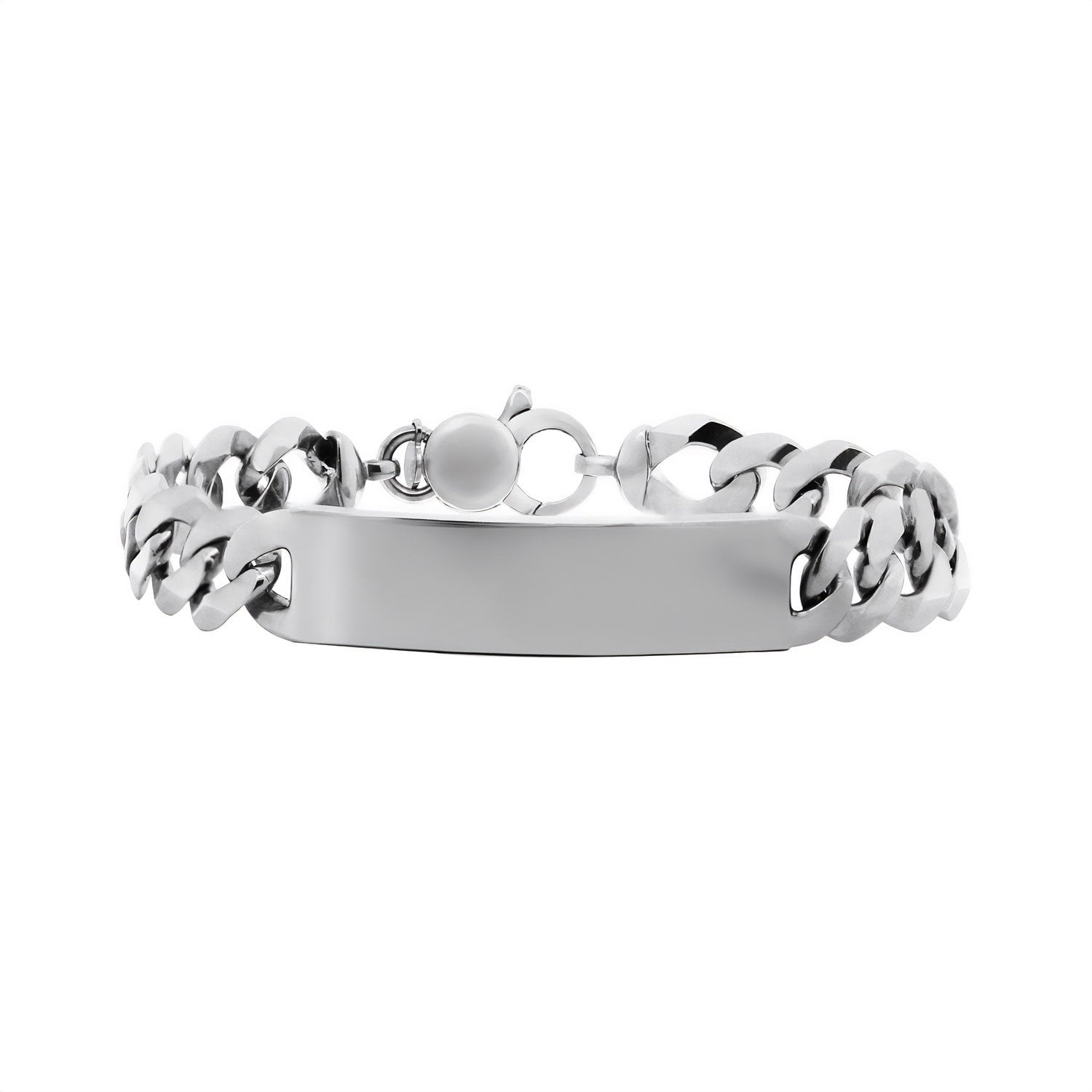 ID Curb Chain Bracelet in Sterling Silver - Samsclub.com