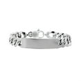 thumbnail image 2 of ID Curb Chain Bracelet in Sterling Silver, 2 of 6