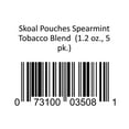 thumbnail image 1 of Skoal Pouches Spearmint Tobacco Blend  1.2 oz., 5 pk., 1 of 1