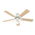 thumbnail image 6 of Hunter 52 inch Swanson Matte Black Ceiling Fan with LED Light Kit and Pull Chain, 6 of 9
