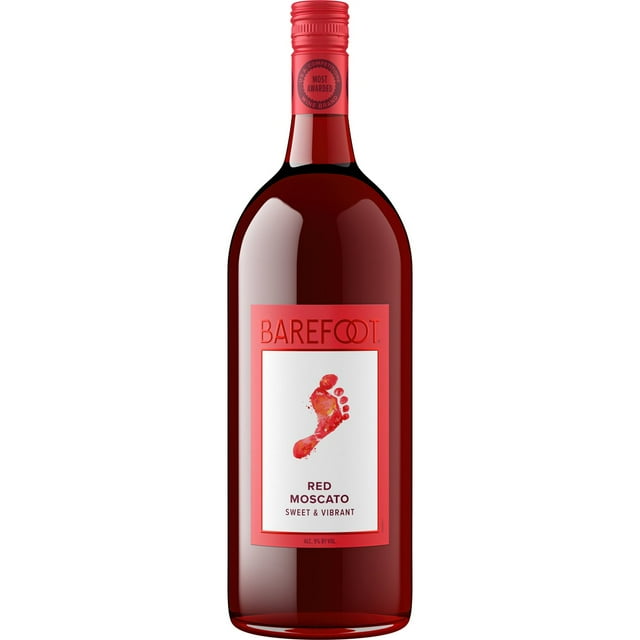 Barefoot Red Moscato Wine 1.5 L