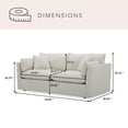 thumbnail image 3 of Member's Mark Fabric Transitional Sofa, Assorted Colors, 3 of 15