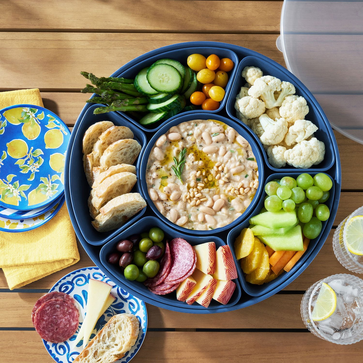 Member's Mark Bamboo Melamine 12-Piece Serve Set