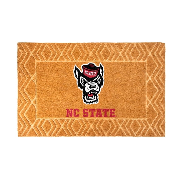 Logo Brands NC State Wolfpack Coir Outdoor Mat