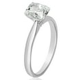 thumbnail image 2 of Cushion Cut Solitaire Diamond Ring in 18K Gold, 2 of 4