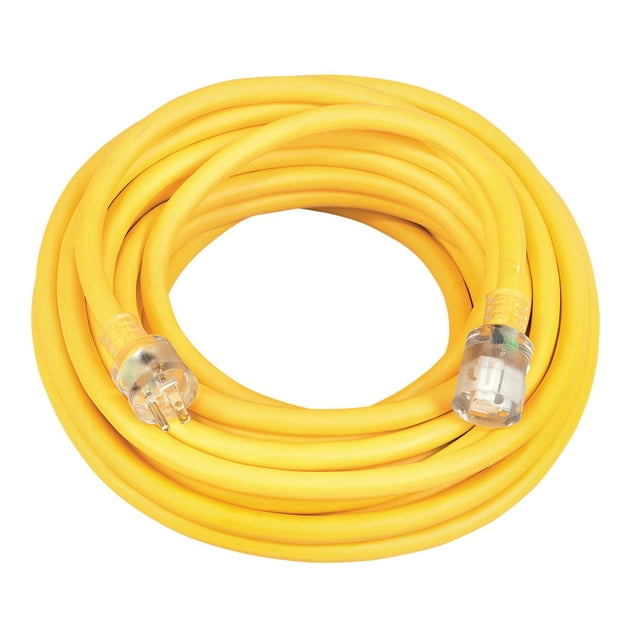 Southwire 10/3 SJTW 100' Yellow with Lit Ends