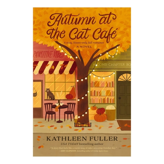 Autumn at the Cat Cafe by Kathleen Fuller, Paperback