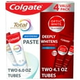 thumbnail image 1 of Colgate Total + Optic White Whitening Toothpaste, 20.2 oz., 4 pk., 1 of 8