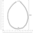 thumbnail image 7 of High Polish Round Beaded Necklace in Sterling Silver, 7 of 7