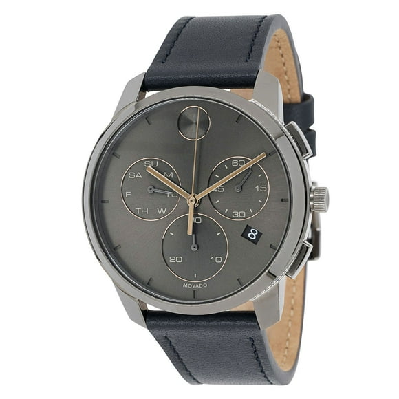 Movado Bold Leather Watch, 42mm