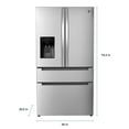 thumbnail image 2 of Kenmore 25.6 cu. ft. French Door Refrigerator w/Fingerprint Resistance, 2 of 17