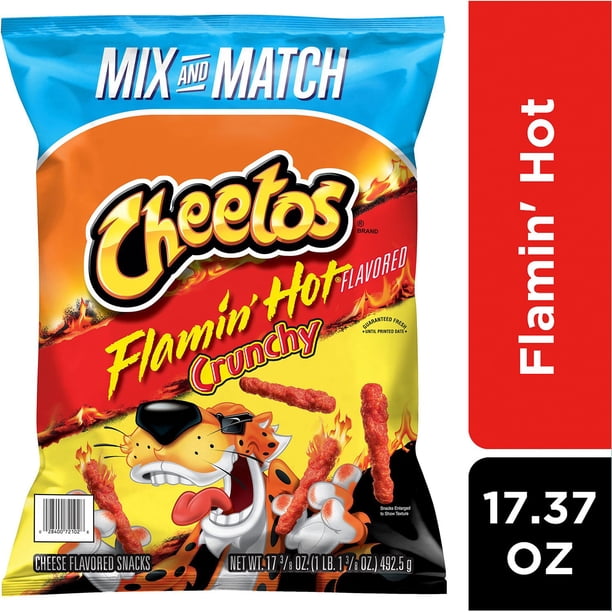 Cheetos Crunchy Flamin' Hot Cheese Snacks, 17.37 oz. - Samsclub.com