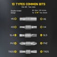 thumbnail image 12 of Fanttik Deluxe Cordless Screwdriver bundle for Furniture, 10 Piece, 12 of 12
