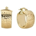 thumbnail image 4 of Huggie Hoop Earrings in 14K Gold, 4 of 4