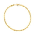 thumbnail image 1 of Heavy Hollow Rope Chain Bracelet in 14K Gold, 1 of 9