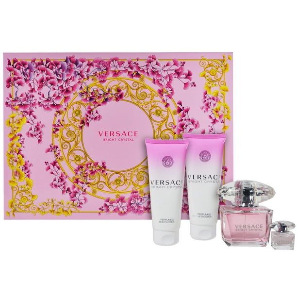 【 新品未使用 VERSACE Bright Crystal ギフトセット 】 Versace Bright Crystal 4 Piece Giftset - Samsclub.com