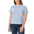 thumbnail image 1 of Member’s Mark Ladies Essential Short Sleeve Boyfriend Tee, 1 of 4