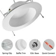 thumbnail image 2 of Cedar Hill Adjustable LED Retrofit Downlight, Fits 5" or 6" Housing, 4-Pack, 2 of 10