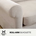 thumbnail image 5 of Member's Mark Brinkley Linen Rolled Arm Skirted Sofa, 5 of 8