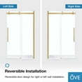 thumbnail image 3 of OVE Decors Bel 48" W x 78-3/4" H Frameless Soft-Close Sliding Shower Door, 3 of 9