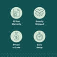 thumbnail image 5 of Zinus Night Therapy Medium 12” Memory Foam Mattress with Antimicrobial Cooling Cover, 5 of 10