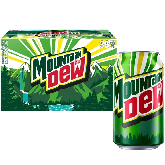 Mountain Dew 12 fl. oz. cans, 36 pk.