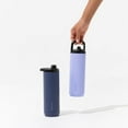 thumbnail image 3 of Zulu Base Stainless Steel Water Bottle with Lids., 2 Pack 24oz each, Includes 2 Extra Lids (Choose Color), 3 of 5