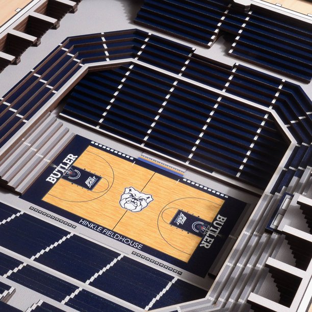YouTheFan Butler Bulldogs 25-Layer Basketball Stadium View 3D Wall Art