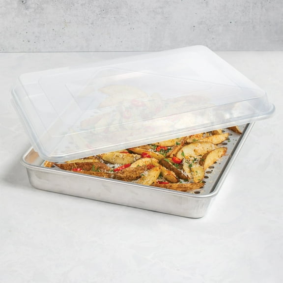 Nordic Ware 3-Piece Crisping and Roasting Set with Lid