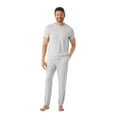 thumbnail image 1 of DreamMark Men's 2-Piece Jogger Pajama Set, 1 of 9