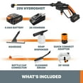 thumbnail image 5 of Worx 20V Power Share 4.0AH Hydroshot Cordless Portable 320 PSI Power Cleaner, 5 of 7