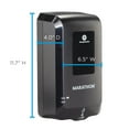 thumbnail image 4 of Marathon Automated Soap Dispenser, Black, 6.5”W x 4”D x 11.7”H, 4 of 11