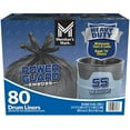 thumbnail interactive-video image 1 of Member's Mark Heavy Duty 55-Gallon Drum Liner Trash Bags, 80 ct., 1 of 8
