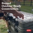 thumbnail image 9 of Keter Stack-n-Roll Organizer Portable Tool Box with Clear Lid, 9 of 17
