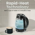 thumbnail image 2 of Chefman Fast-Boil 1.8L Electric Kettle, 1500W with Removable Tea Infuser, 2 of 7