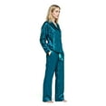 thumbnail image 3 of Lord & Taylor Women's 2-Piece Velour Pajama Set, 3 of 7