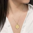 thumbnail image 3 of Replica Lira Coin Pendant Necklace in 14K Gold, 3 of 5