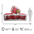 thumbnail image 4 of Logo Brands Louisville Cardinals Pre-Lit 7’x10’ Team Inflatable, 4 of 6