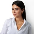 thumbnail image 10 of Criss Cross Diamond Cut Sparkle Chain Necklace in 14K Gold, 10 of 12