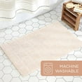 thumbnail image 6 of Town & Country Everyday Ultra Plush Solid Tufted Windowpane Bath Mat 20"x32", 6 of 10