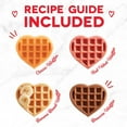 thumbnail image 5 of Dash Multi Mini Heart Nonstick Waffle Maker, Red, Makes 6 Mini Waffles, 5 of 5