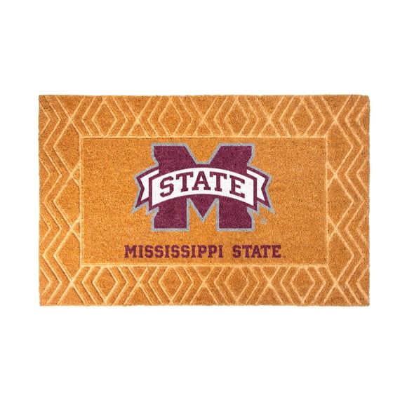 Logo Brands Mississippi State Bulldogs Coir Outdoor Mat