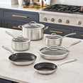 thumbnail image 2 of Member's Mark 10-Piece Hybrid Ceramic Nonstick Cookware Set, 2 of 10