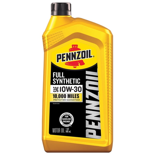Pennzoil Full Synthetic 10W-30 Motor Oil 6*1 Quart Case